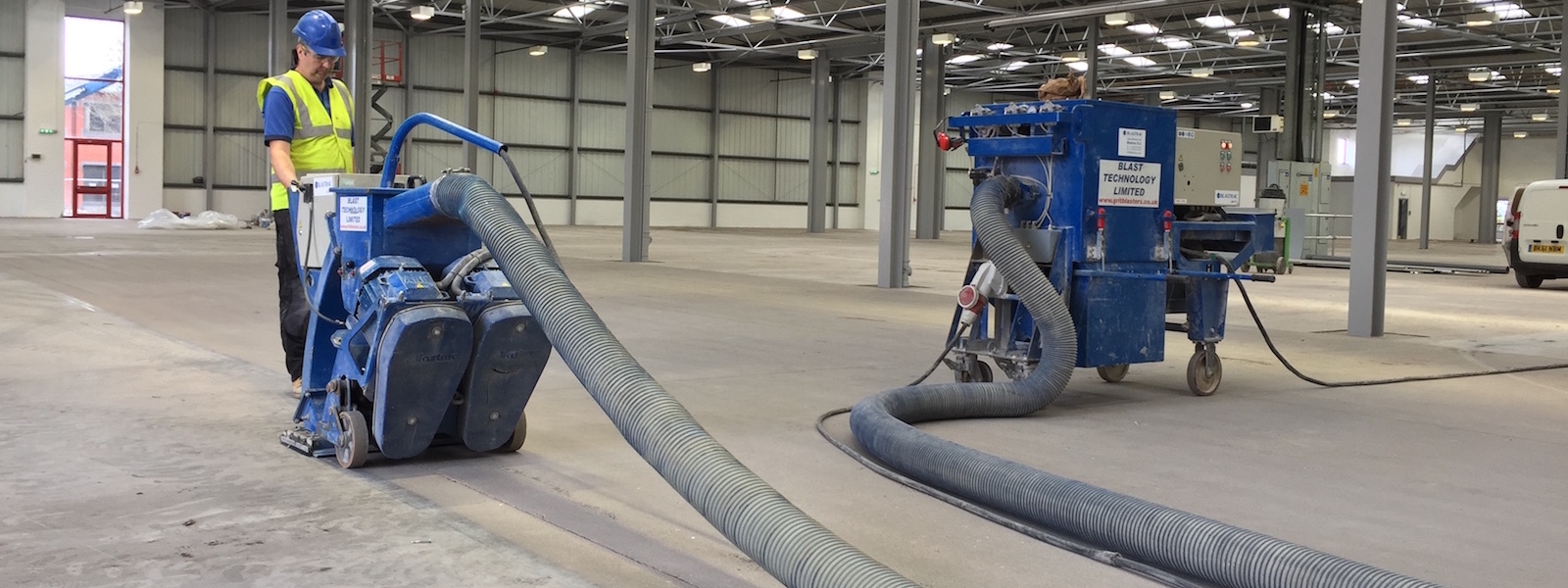 Shot Blasting & Sand Blasting Services Concrete Floor Preparation UK